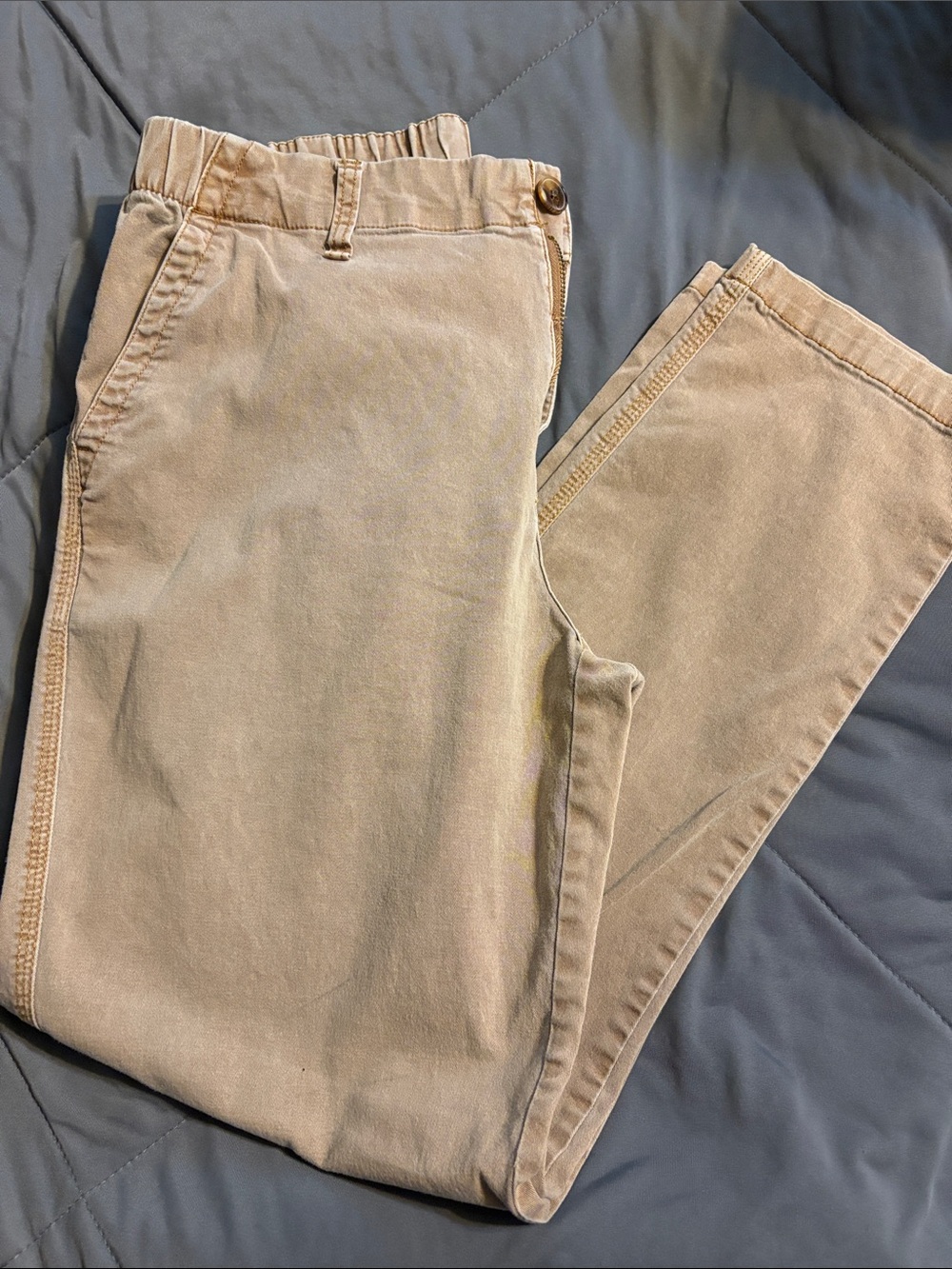 Old Navy Khaki Straight-Leg Chinos - Light Tan